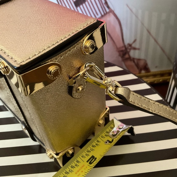 Like New Henri Bendel West 57th Mini Trunk Clutch - Picture 16 of 16